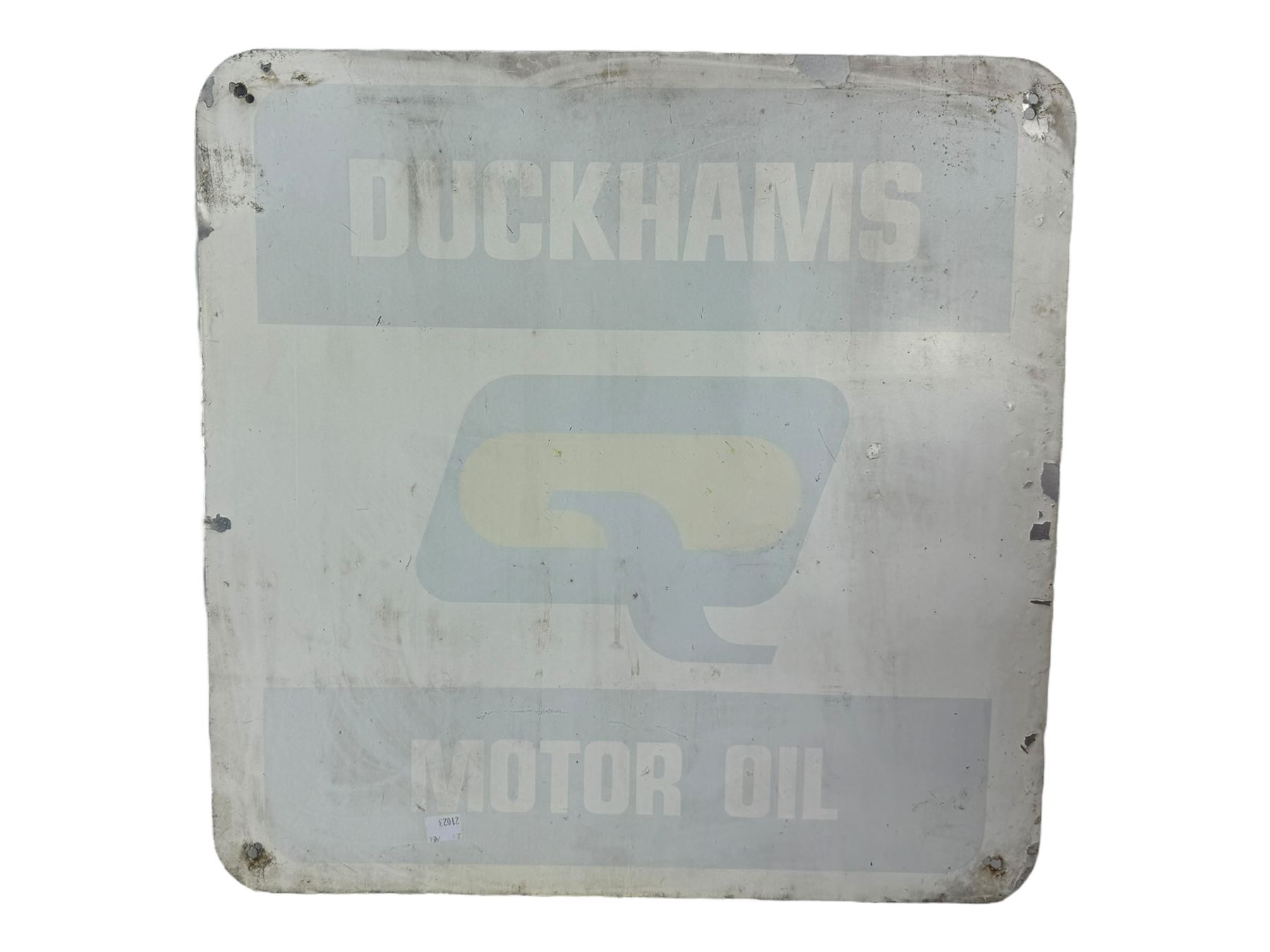 Vintage Shell Petroleum Sprit petrol fuel can, 'Duckhams Motor Oil' vintage metal sign and another for Castrol GTX 'Check Your Oil', W68.5cm (3)