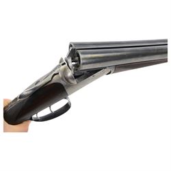 SHOTGUN CERTIFICATE REQUIRED - John Dickson & Son, 12 bore, round-action trigger plate ejector, side by side double barrel shotgun with 71cm (28