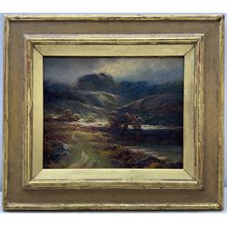 Harry Phelan Gibb (British 1870-1948): 'Glen Falloch', oil on board signed with initials, titled and further signed verso 22cm x 27cm