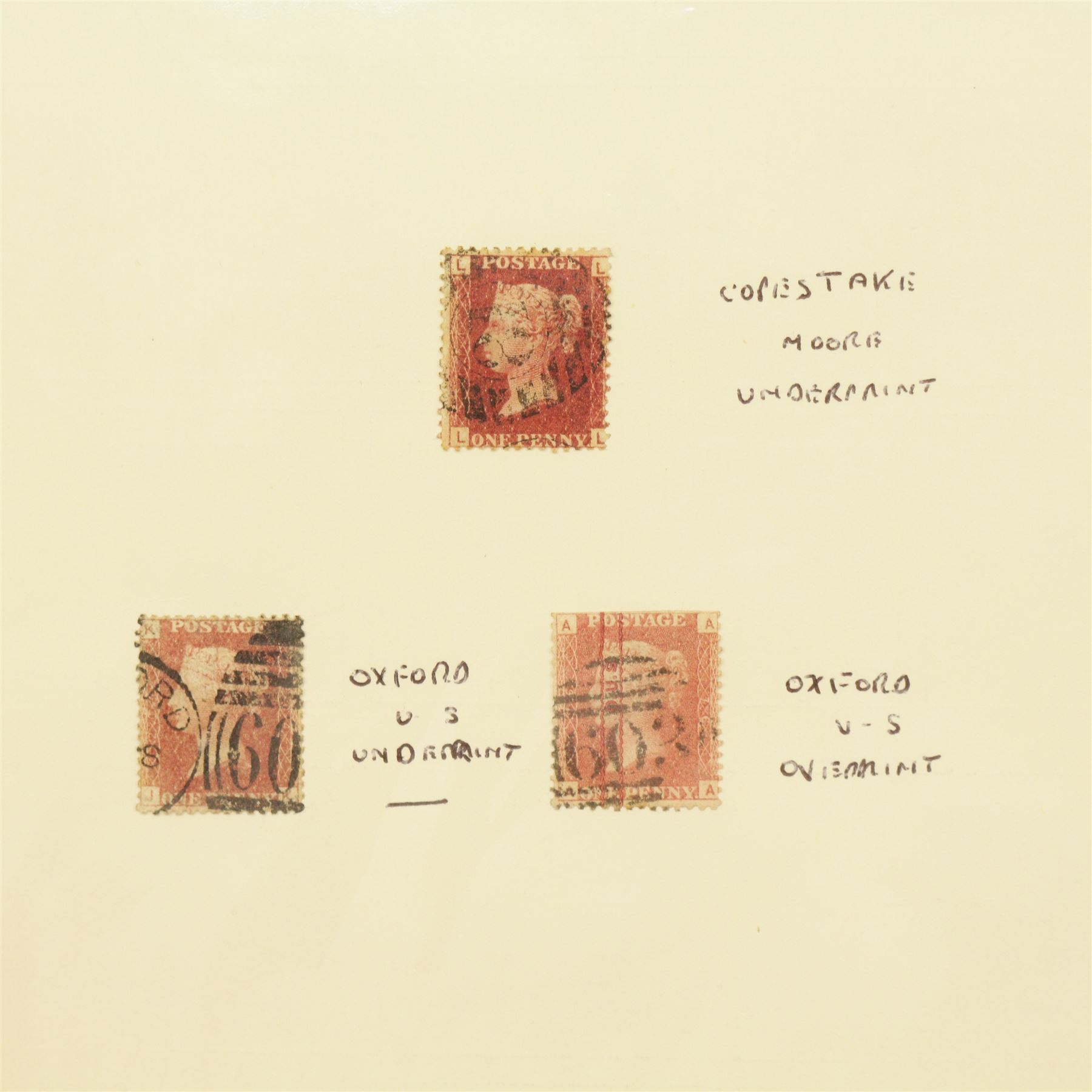 Queen Victoria and later mostly Great British stamps, including imperf penny reds, postal stationary, half penny bantams, King George V five shillings and half crown seahorses etc, housed on pages and cards