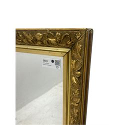 Small gilt framed ornate wall mirror