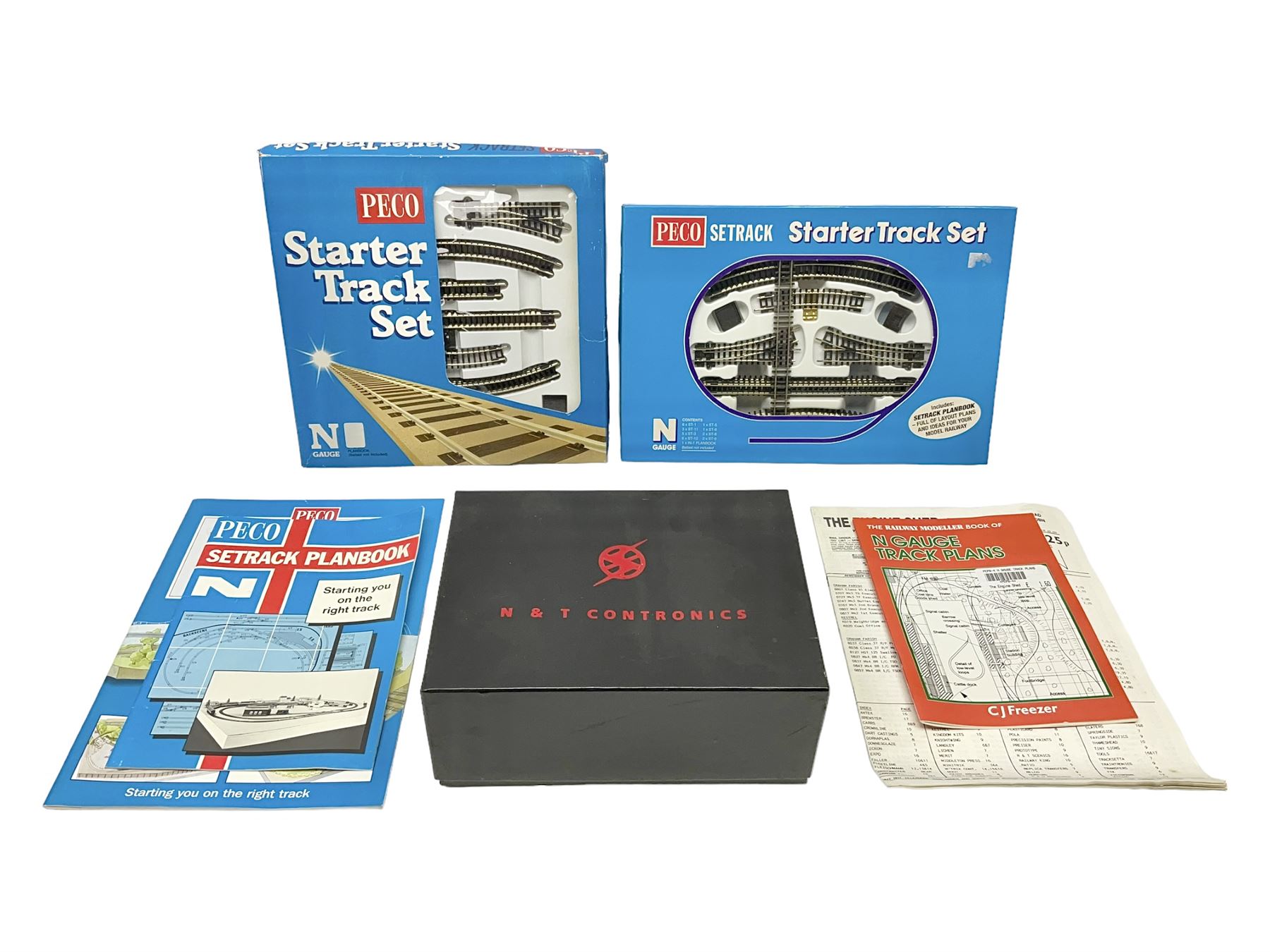 N Toys and with Starter Peco Controller Track - No.11029; Models ST-300 Sets TC94 Setrack - gauge all boxed Contronics T & \'N\' Planbooks; & Serial two