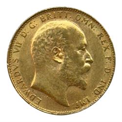 King Edward VII 1910 gold full sovereign coin