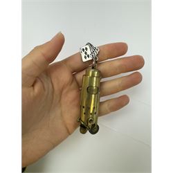 Novelty KKW camera lighter, together with a collection of other lighters, including McMurdo lighter, Benlow Golmet table lighter, Ronson examples, etc