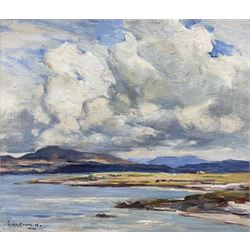 Owen Bowen (Staithes Group 1873-1967): On the West Coast of Scotland, oil on canvas signed...