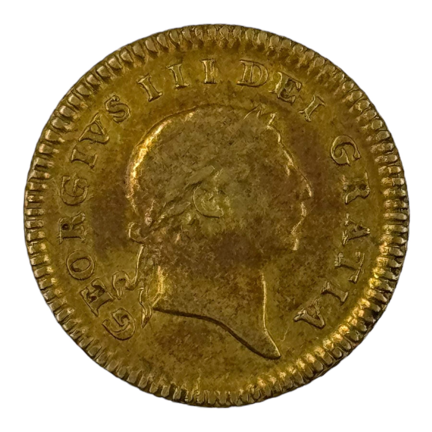 George III 1804 gold one third guinea coin