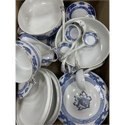 Extensive tea and dinner service of Booths and Cauldon dragon pattern, including, teapots, coffee pots, jugs, toast racks, bowls, dinner plates, platters, soup tureen etc 