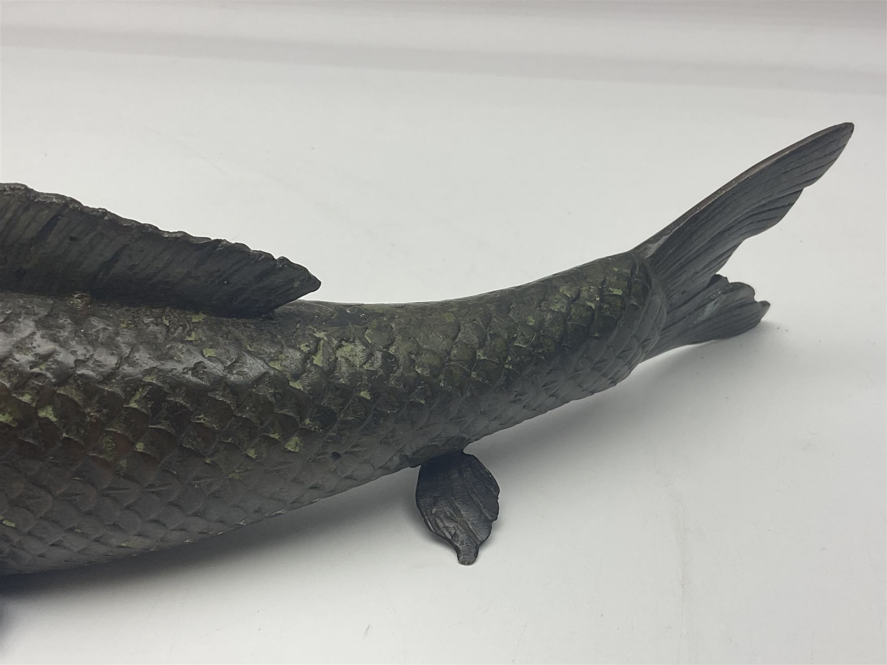 Bronze koi carp, L29cm