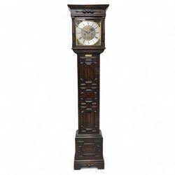 Gillet & Johnson of London- Early 20th century 8-day oak cased domestic regulator c1920,  ...