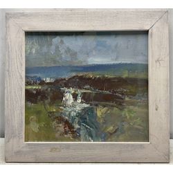 William B Dealtry (British 1915-2007): View over the Moors, oil on board unsigned 26cm x 30cm 