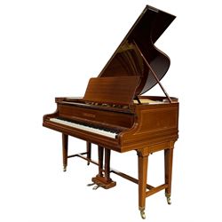 Carl Bechstein model A  grand piano serial No 44945 (1898), in a Sheraton revival mahogany...