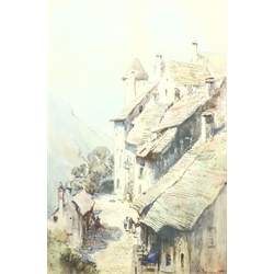 Alexander Wallace Rimington (British 1854-1918): 'Auvergne', watercolour signed, titled verso 40cm x 27cm
