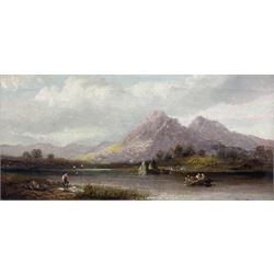 Christina Allan (British 1843–1920): 'Scene on Loch Long', oil on canvas signed, titled an...