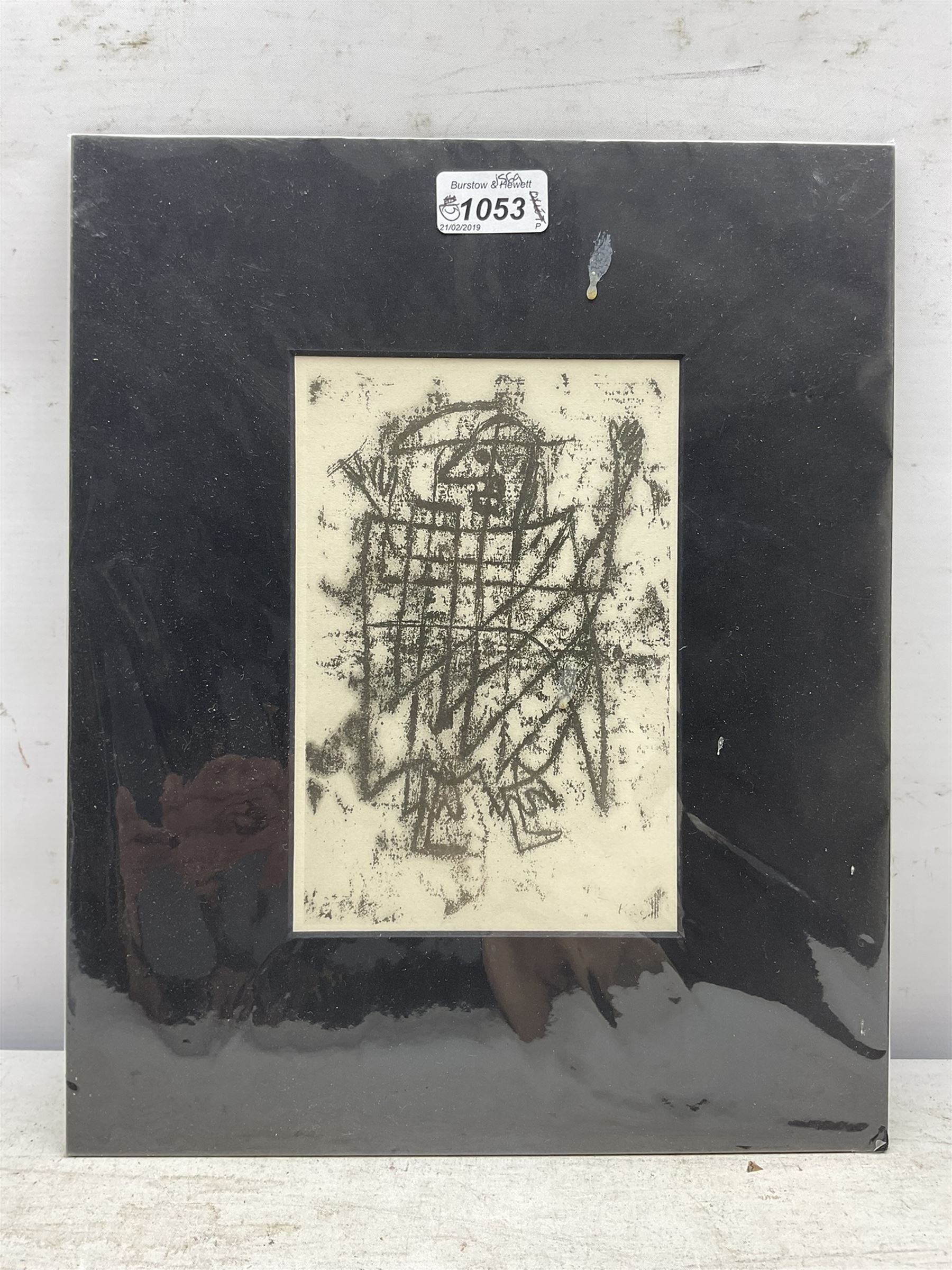 Paul Klee (Swiss/German 1879-1940): Abstract, monochrome lithograph 20cm x 13.5cm