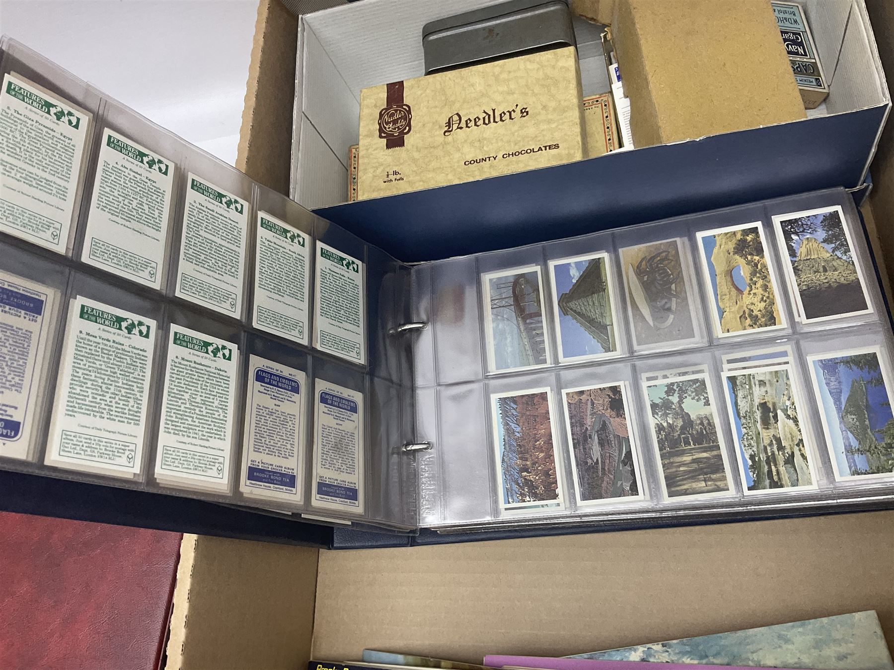 Large quantity of cigarette and tea cards, mostly in ring binders, with some loose examples, including History of Aviation, The Race into Space and Prehistoric Animals