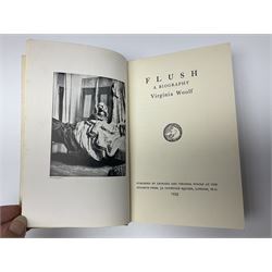 Woolf Virginia: Flush A Biography. Hogarth Press 1933 New Edition with dustjacket; Munroe Kirk: Through Swamp and Glade. 1897 First Edition; Kirby Mary & Elizabeth: Beautiful Birds in Far Off Lands. 1873. Colour plates; and two other books (5)