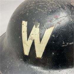  World War II Air Raid Warden helmet, D31cm