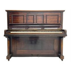Cottam - Early 20th century (1920's) mahogany cased upright piano, with an overstrung frame and overdamper action, 85 notes A-A (seven octaves).