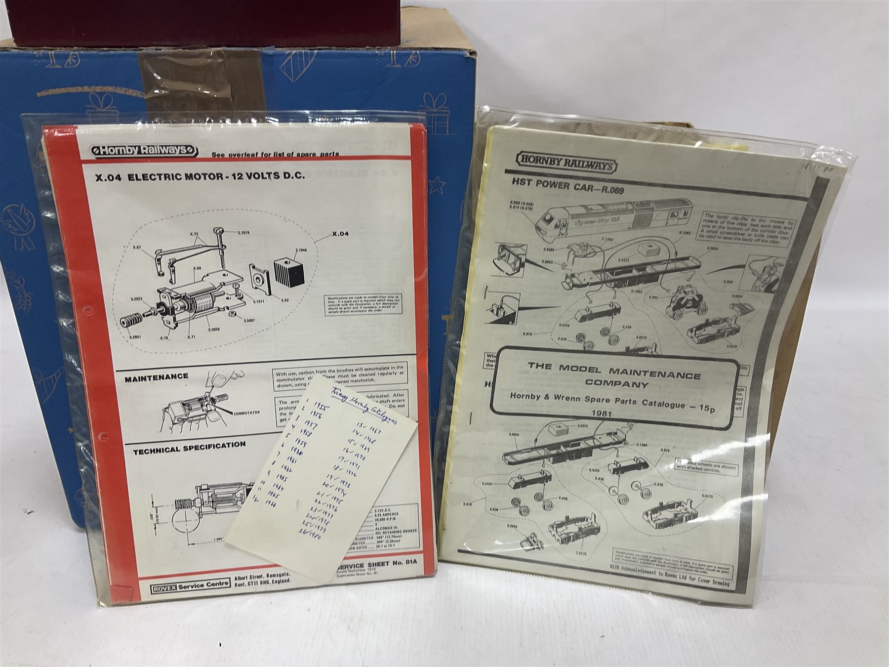 HO/OO gauge - parts and accessories for OO gauge to include power supply units, Airfix trackside accessories kits, miscellaneous parts for building model trains etc, in two boxes 