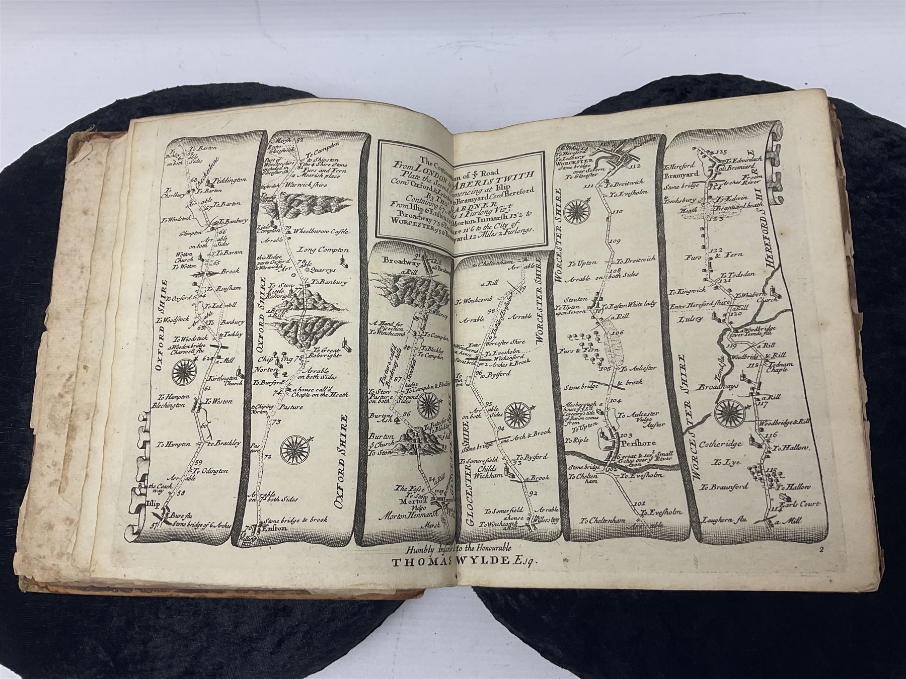 Gardner, Thomas; A Pocket Guide to the English Traveller: Being a Compleat Survey and Admeasurement of all the Principal Roads and most Considerable Cross-Roads in England and Wales..., J. Tonson & J. Watts, 1719