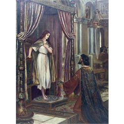 After Edmund Blair Leighton ROI (British 1852-1922): 'A King and a Beggar Maid', oil signe...