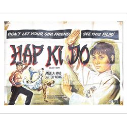 Bruce Lee 'The Way of the Dragon' original UK film poster, and another 'Hapkido'