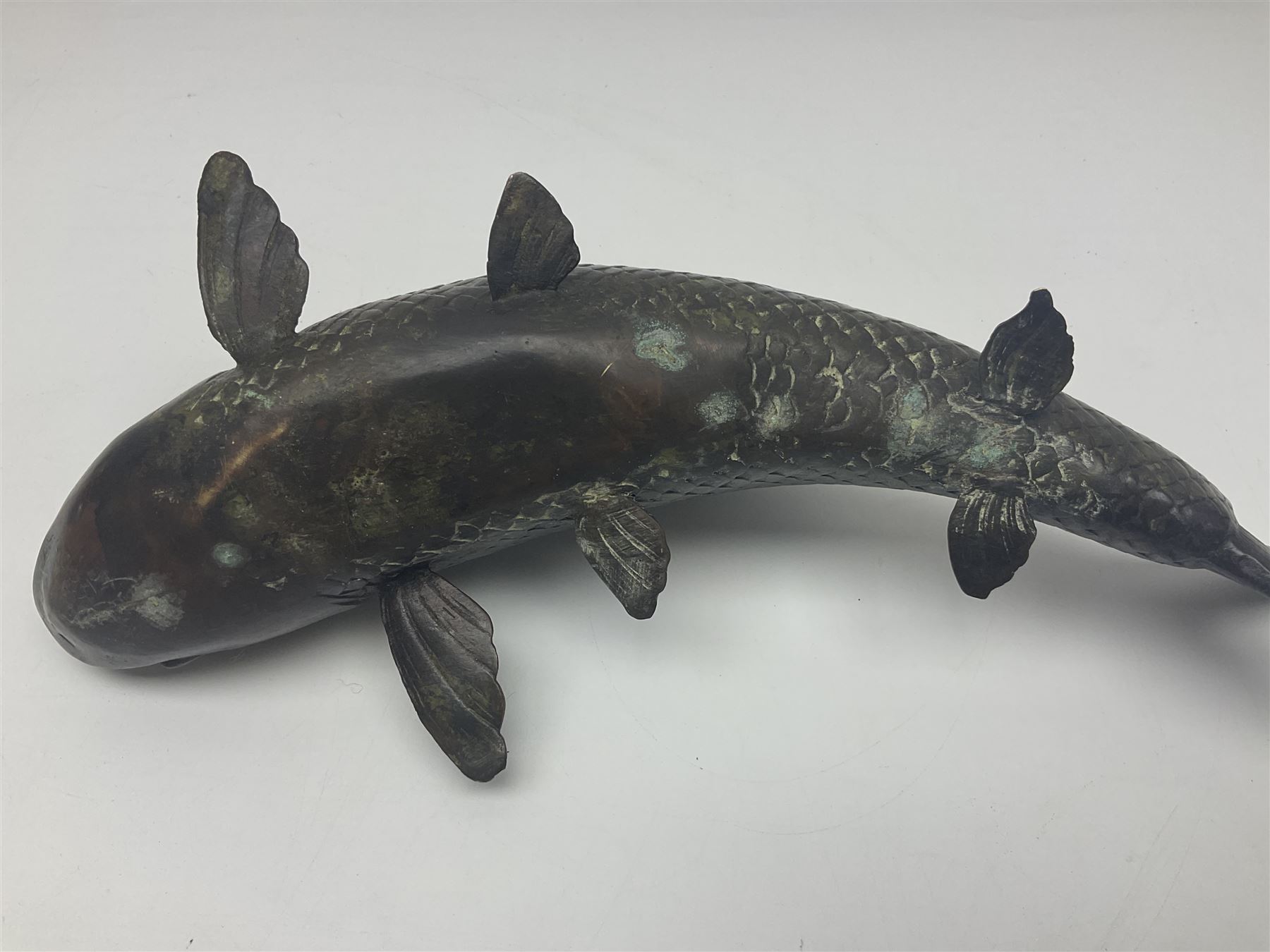 Bronze koi carp, L29cm