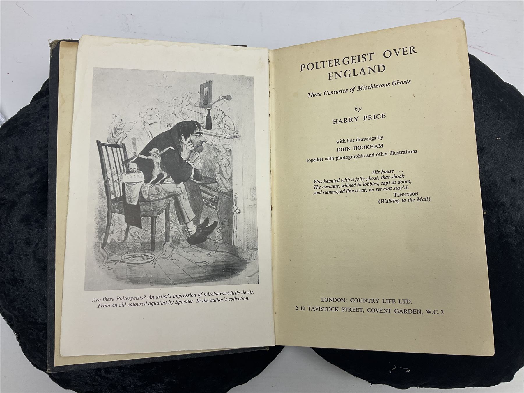 Harry Price; Poltergeists over England, Country Life London 1945