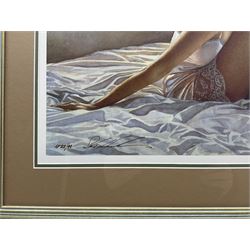 Steve Hanks (American 1949-2015): 'Southwestern Bedroom' and 'To Search Within, two artist proof lithographs signed and respectively numbered 156/165 and 28/99 max 42cm x 72cm (2)