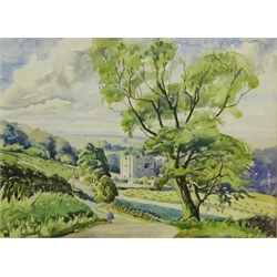  Angus Rands (British 1922-1985): 'Bolton Castle Wensleydale', watercolour signed 28cm x 38cm  
