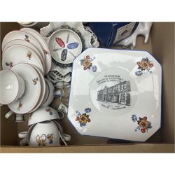 Collection of ceramics, to include Hornsea dinner wares, other tea services, trinket dishes etc, in four boxes 