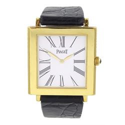 Piaget Altiplano Mécanique 18ct gold manual wind wristwatch, Ref. 9930, case No. 815707, w...