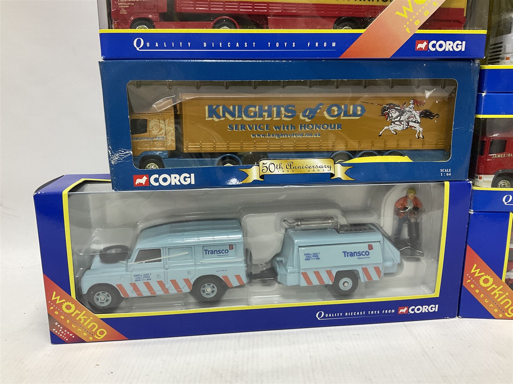 Corgi - thirteen 1:64 scale Superhaulers vehicles comprising 59513, 59548, 59568, 60031, 65804, TY86608, two TY86611, TY86617, TY86618, TY86620, TY86624 and TY86626 (13) 