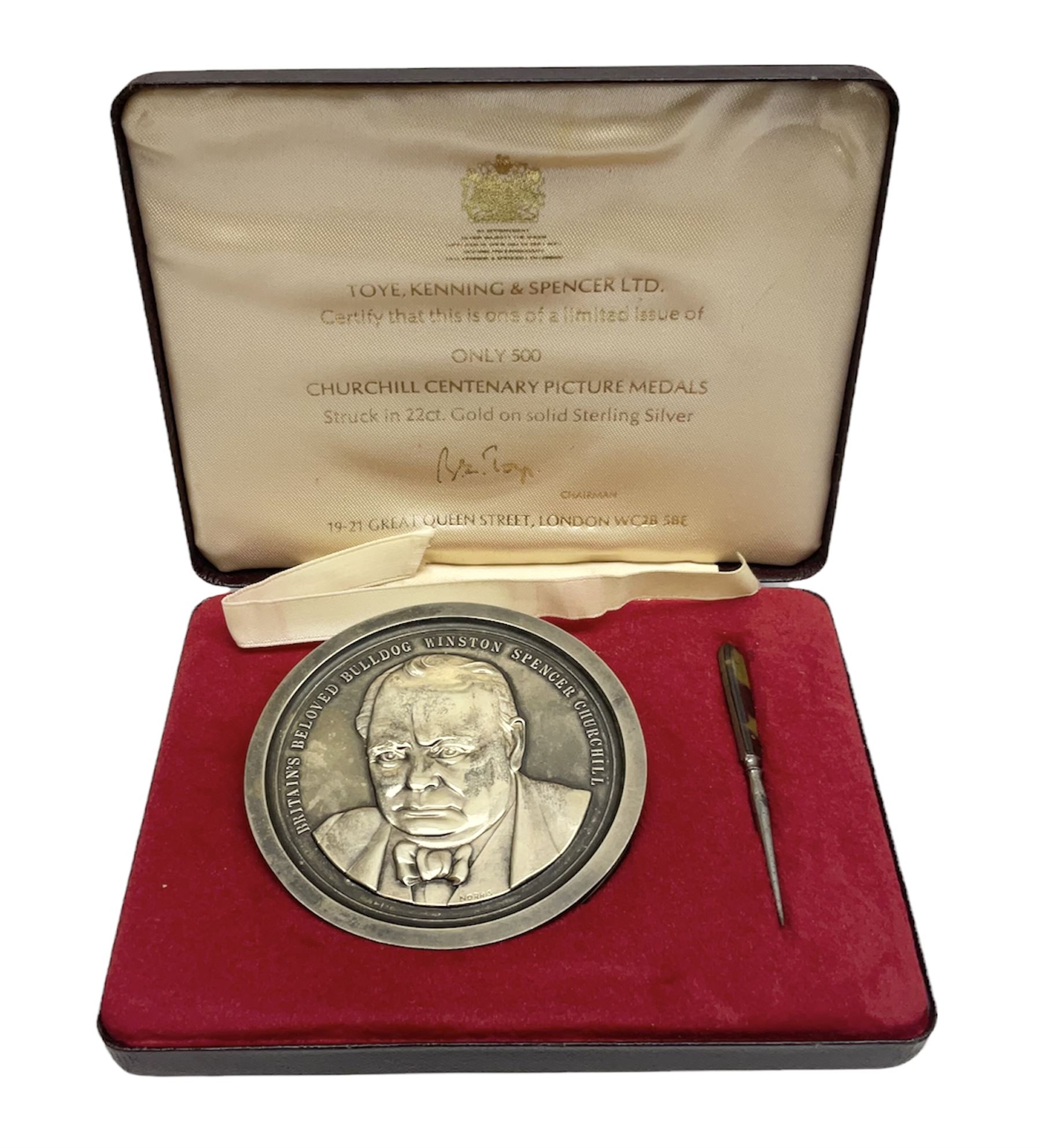 the-churchill-centenary-picture-medal-cased-limited-edition-of-500