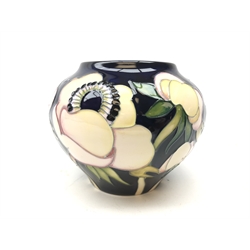  Moorcroft Anemone Blush bulbous vase, designed by Emma Bossons H11cm  