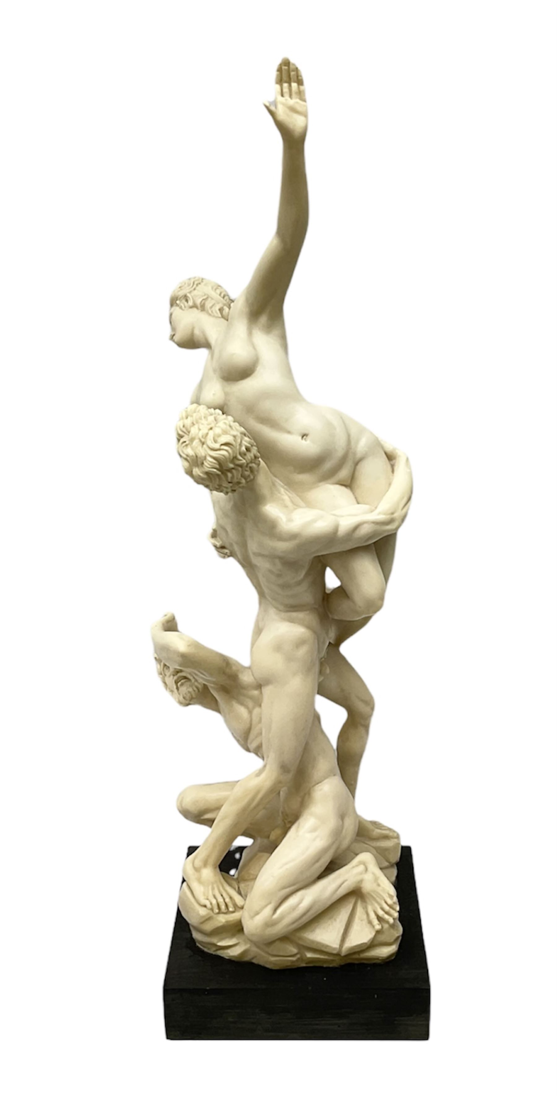 After Giambologna, composition group 'The Rape of the Sabine Women' H68cm