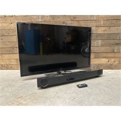 Panasonic TX-L47E5B TV with Yamaha soundbar