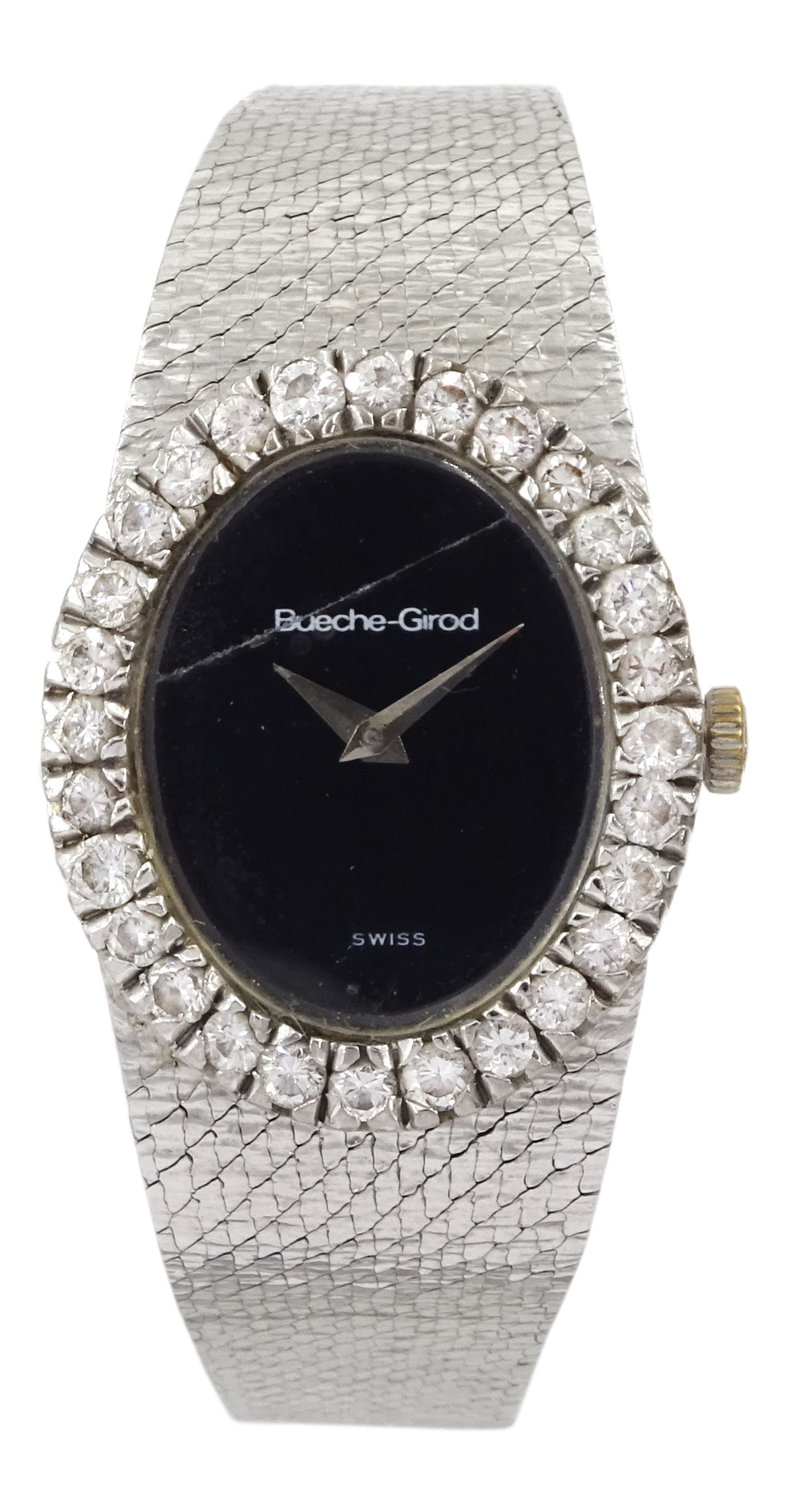 Bueche girod 18ct gold gents outlet watch