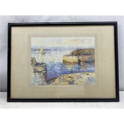 Harry Wanless (British c1872-1934): The Harbour Mouth, watercolour signed 23cm x 31cm
Provenance: direct from the artist's family, part of a collection never previously seen on the market