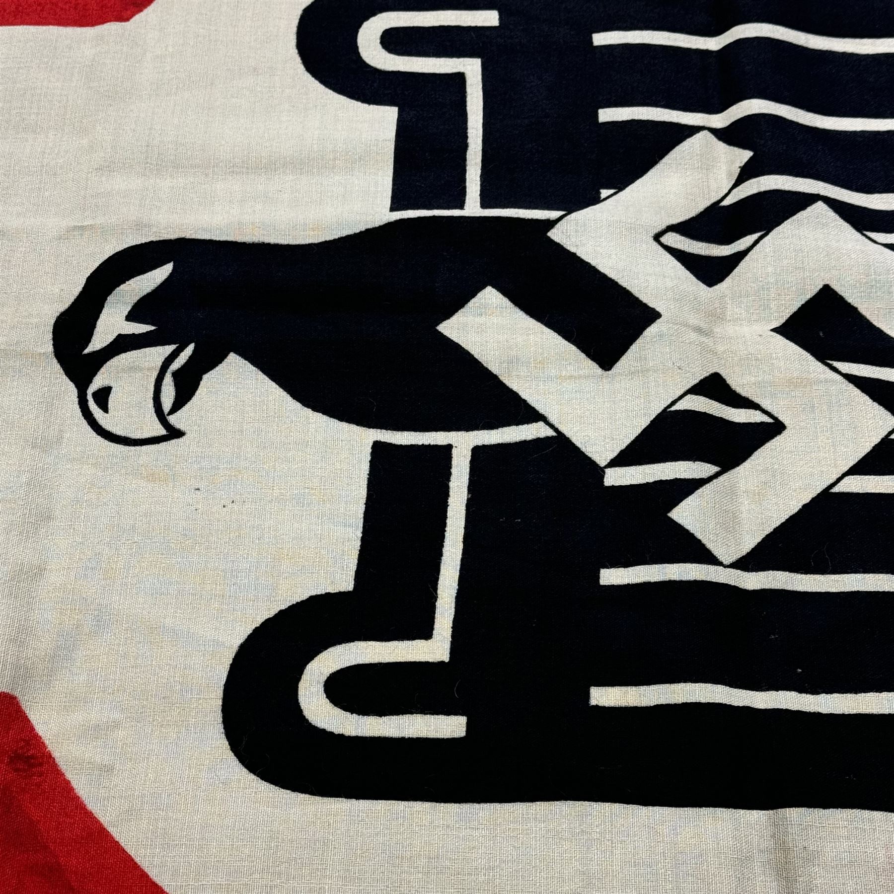 German Third Reich type NRSL flag, L154cm