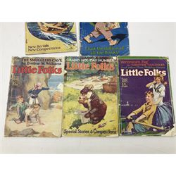 Two Daily Mail Nipper Annuals 1938 and 1939, together with five Little Folks magazines and eight Thriller magazines 