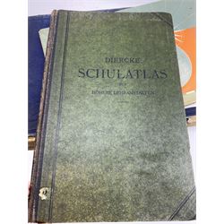 Philip, George and T Swinborne Sheldrake, The Chambers of Commerce Atlas, London, 1925, together with two further Atlases,Diercke Schulatlas, and Cappelens Atlas 