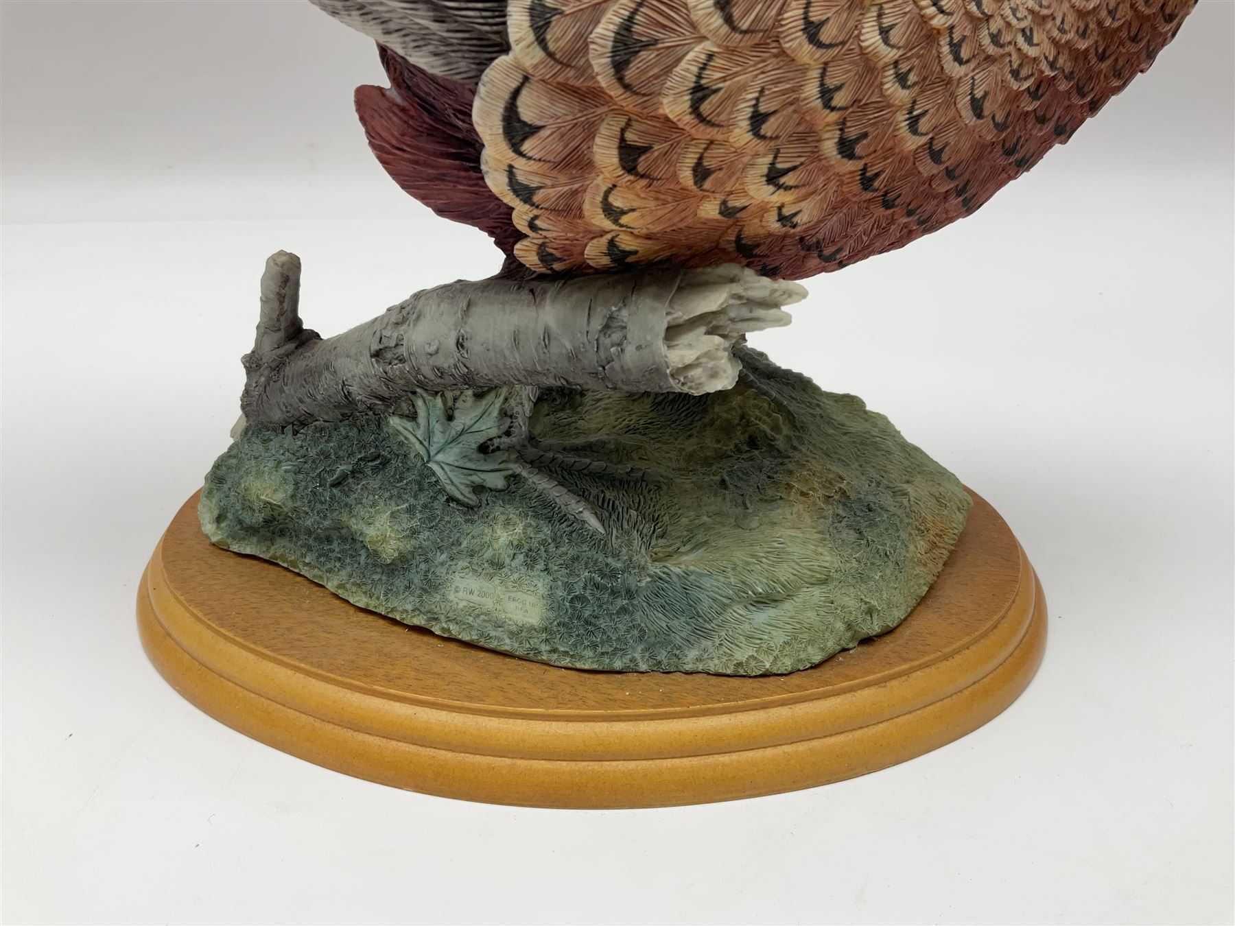 Border Fine Arts Game Birds figure, modelled as a Pheasant, A0659 by Russell Willis, H26cm