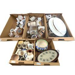 Large collection of ceramics, including Royal Worcester egg coddlers, small Wedgwood vases...