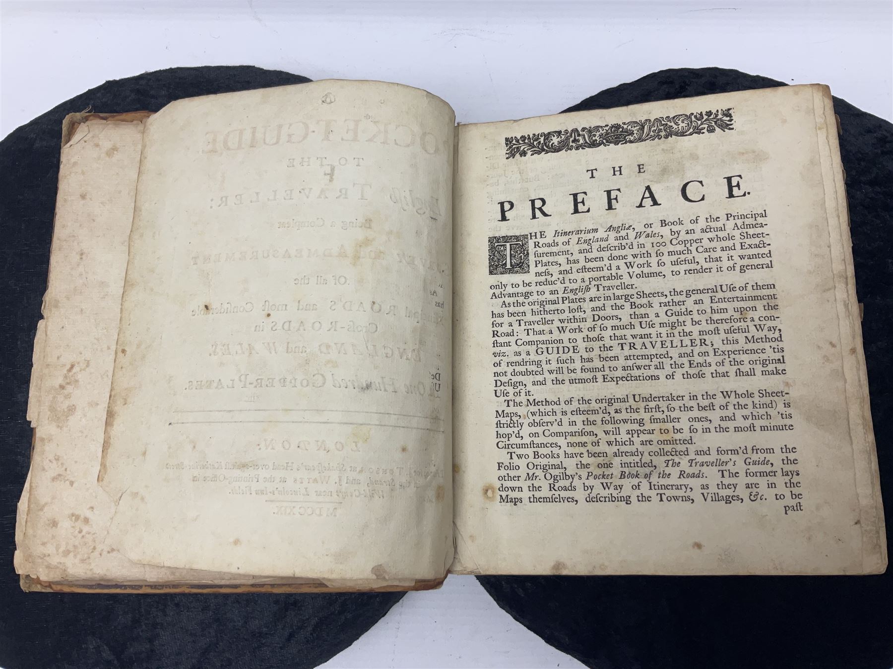 Gardner, Thomas; A Pocket Guide to the English Traveller: Being a Compleat Survey and Admeasurement of all the Principal Roads and most Considerable Cross-Roads in England and Wales..., J. Tonson & J. Watts, 1719