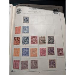 Great British and World stamps, including various King George VI 12th May 1937 coronation stamps with Ascension, Bahamas, Barbados, Basutoland etc housed in red dated album, Malta, Austria, Belgium, France, German States, Italy, Finland, Switzerland etc, housed in various albums and loose, in one box