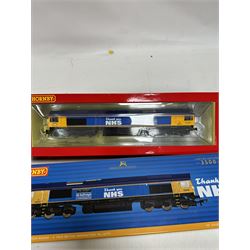 Hornby '00' gauge limited edition R30069 Class 66 diesel locomotive, GBRf Capt Tom Moore A True British Inspiration, no. 66731, boxed