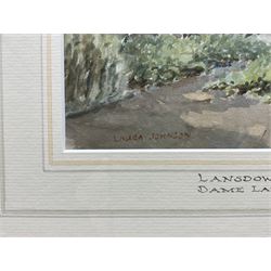 Attrib. Dame Laura Knight (neé Johnson) (Staithes Group 1877-1970): Lansdowne Cottage - Runswick Bay, watercolour signed 21cm x 28cm