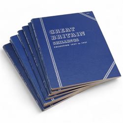 Great British and World coins, including large quantity of pre-decimal pennies, various part filled Whitman folders with a few pre 1947 silver one shillings, commemorative crowns etc