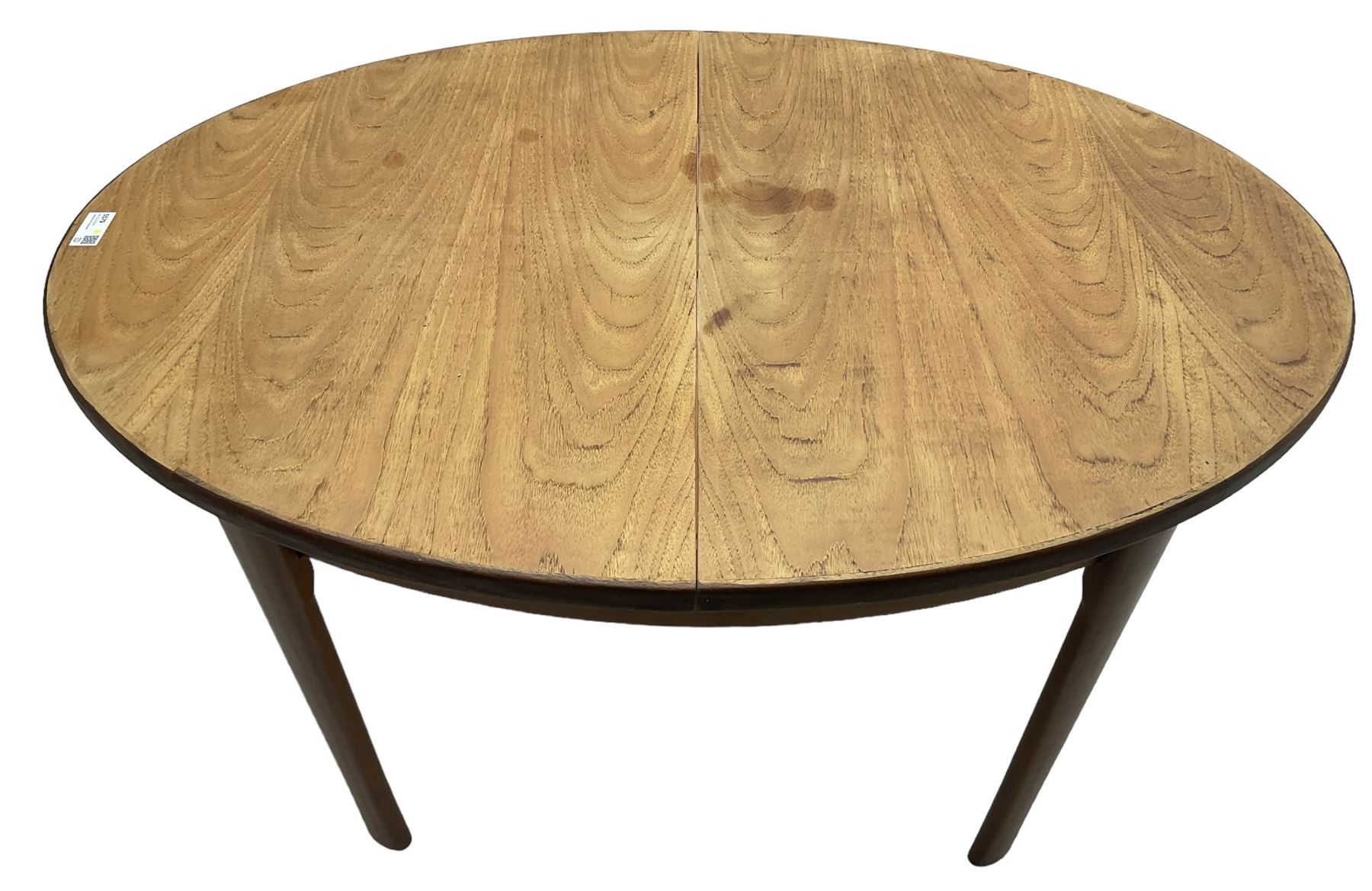 Mid-20th century teak extending dining table 